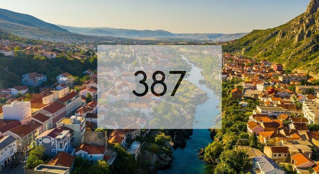 Prefijo 387 - Bosnia y Herzegovina