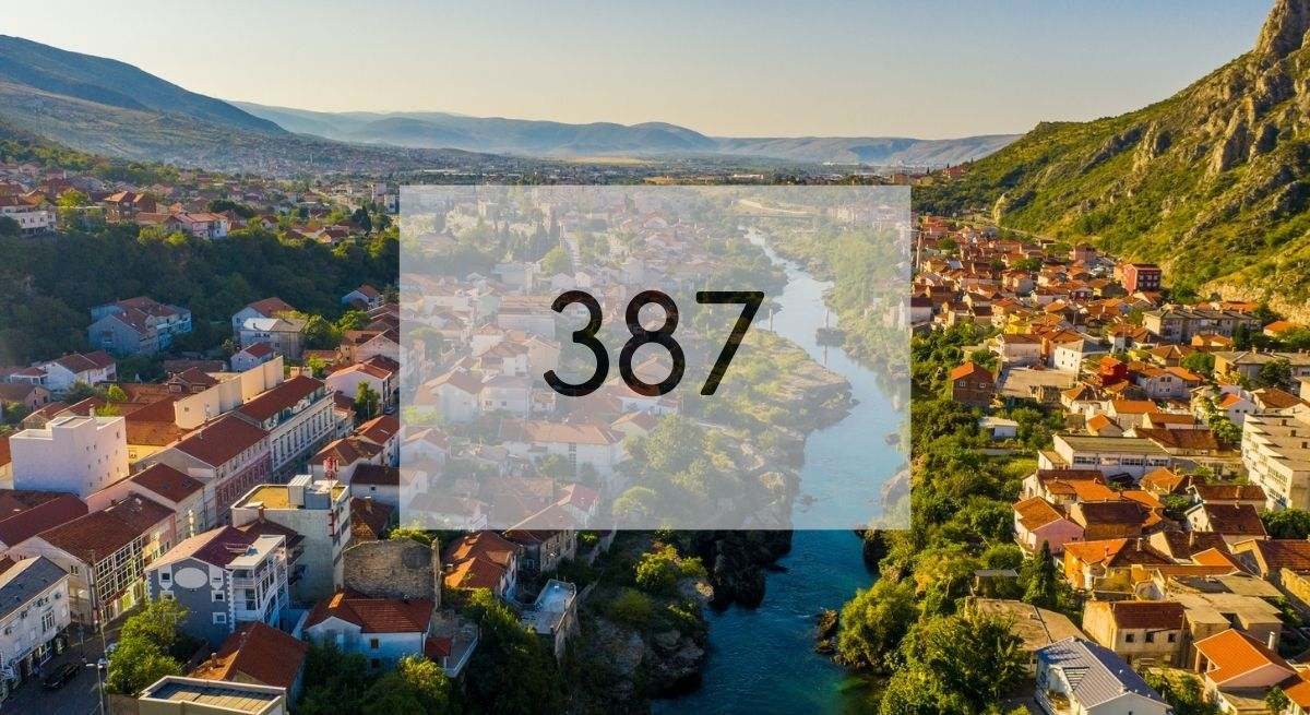 Prefijo 387 - Bosnia y Herzegovina