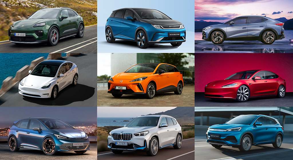 Estos son los 10 coches eléctricos más vendidos en España en el mes de octubre 2024