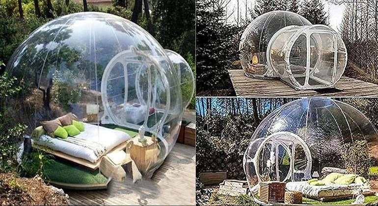 Camping burbuja