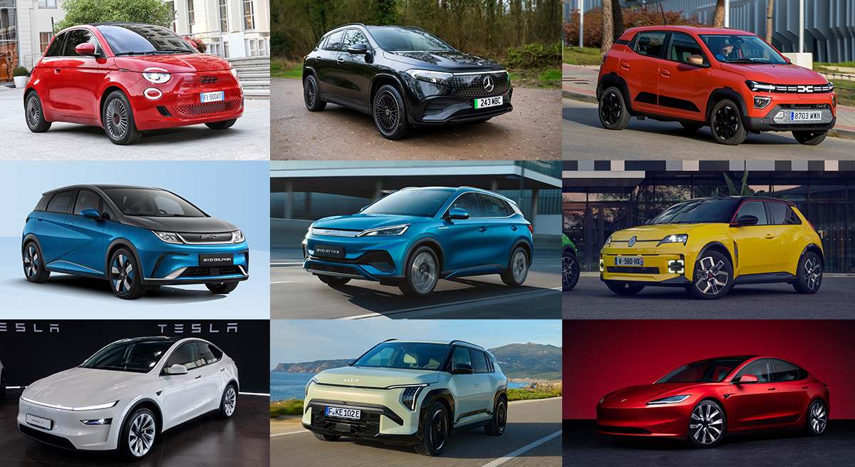 Estos son los 10 coches eléctricos más vendidos en España en el mes de febrero