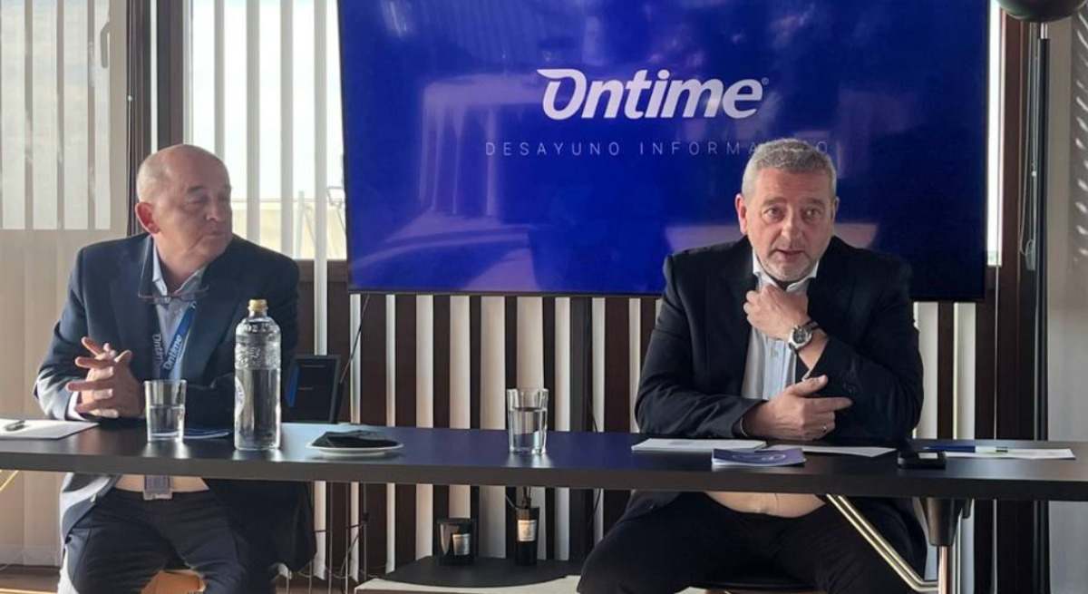 Ángel González, director general; y Carlos Moreno, CEO de Ontime. 