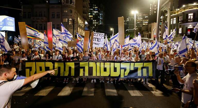 Protestas en Israel contra la reforma del poder judicial