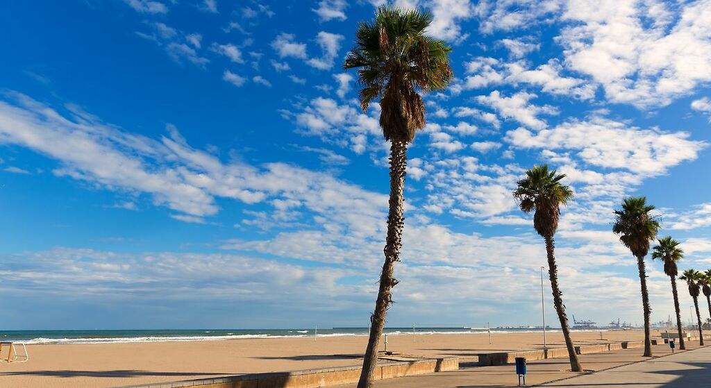 Playa de la Patacona, en Valencia
