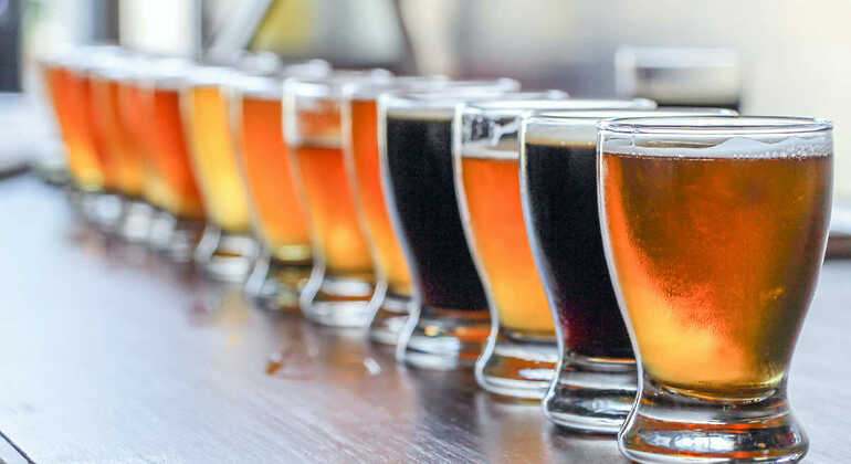 Vasos de cerveza artesanal