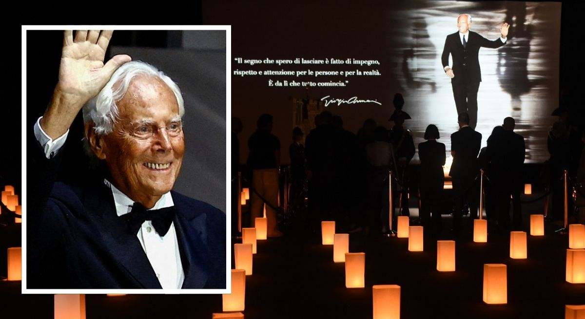 Último adiós a Giorgio Armani: Milán se rinde ante el 'rey' de la moda en una emotiva capilla ardiente