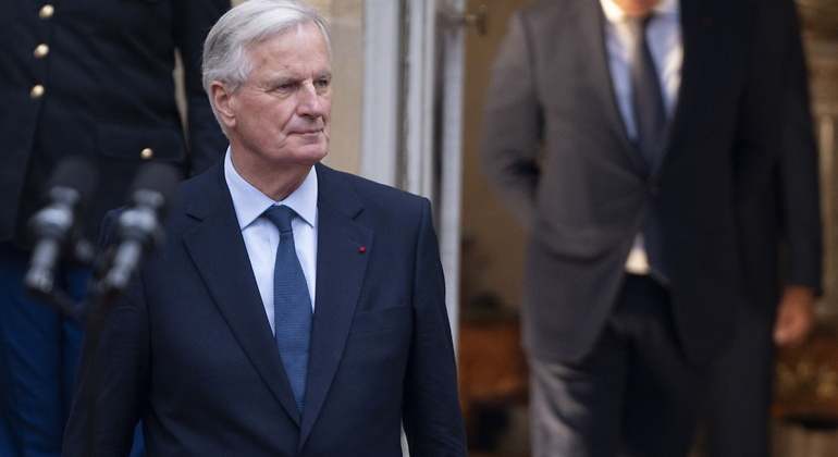 Michel Barnier, primer ministro de Francia (Bloomberg)