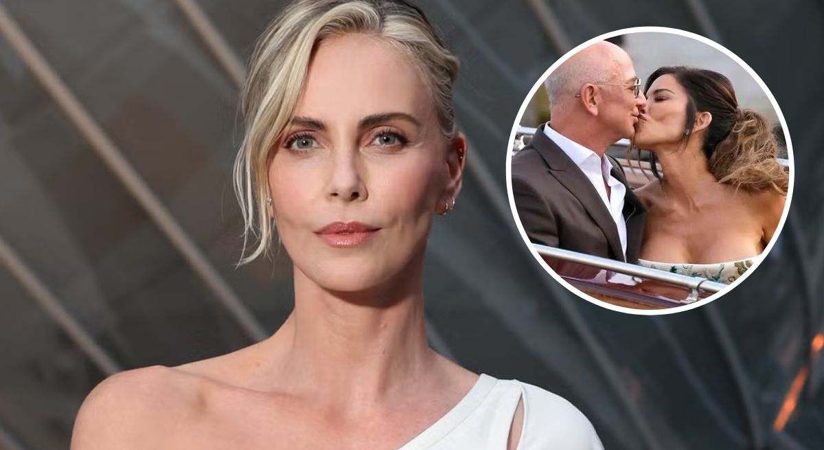 Charlize Theron afirma que Jeff Bezos y Lauren Sánchez "apestan" y se ríe  de su boda: "Que se jodan"