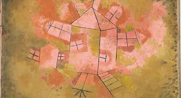 Cuadro La Casa Giratoria de Paul Klee