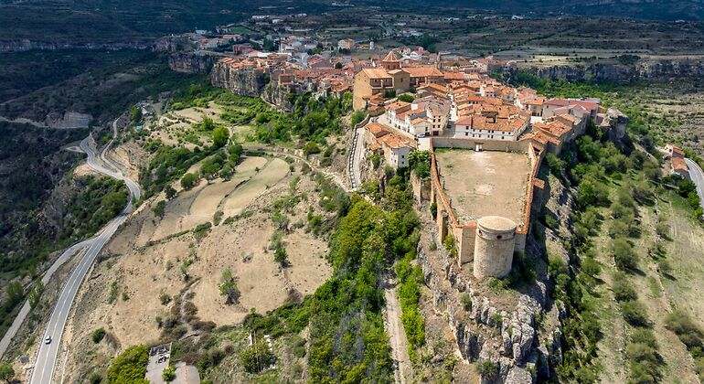Cantavieja vista desde el cielo