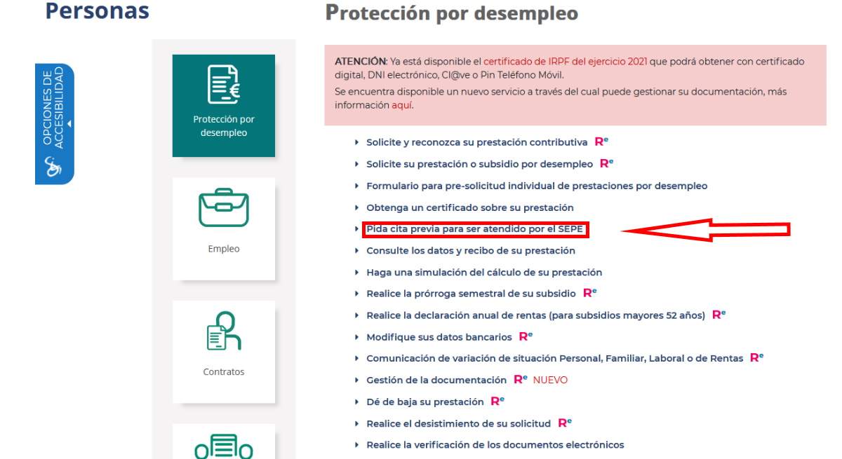 Cita Previa En El SEPE INEM Por Internet Y Por Tel fono
