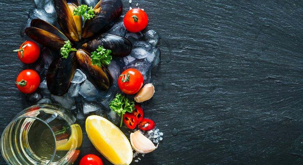 Mejillones al vapor: ingredientes