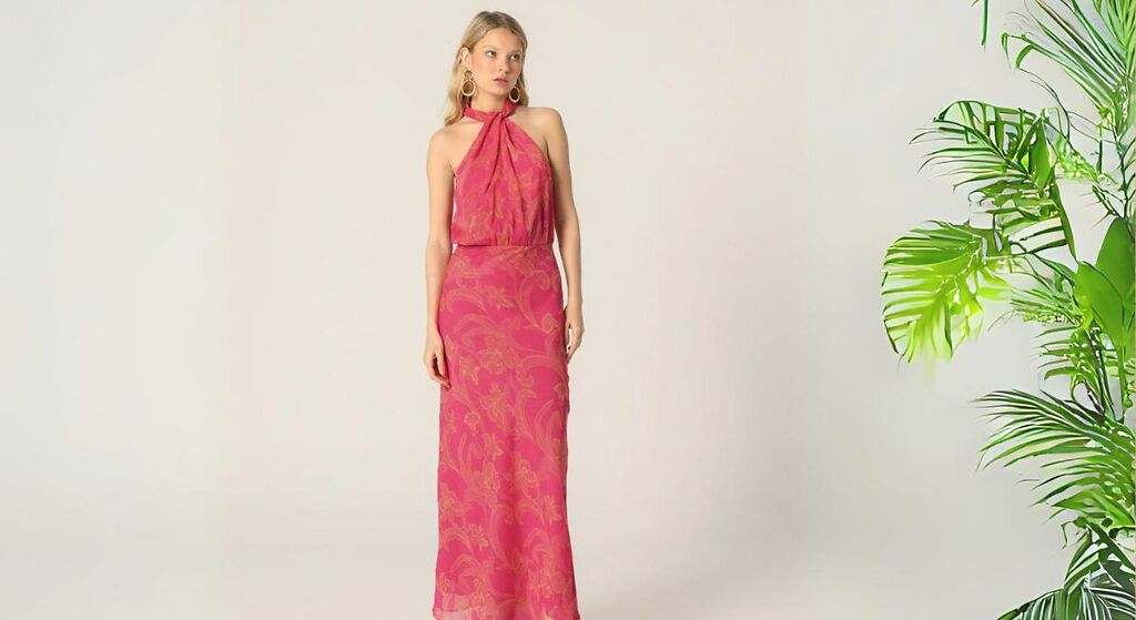 El cuello halter, el escote más elegante