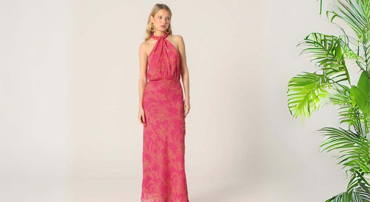 El cuello halter, el escote más elegante