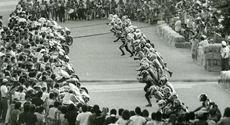 Inicio de una carrera en Montjuic
