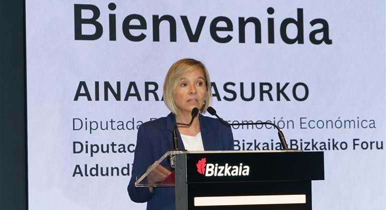 Ainara Basurko, diputada de Promoción Económica de la Diputación Foral de Bizkaia.