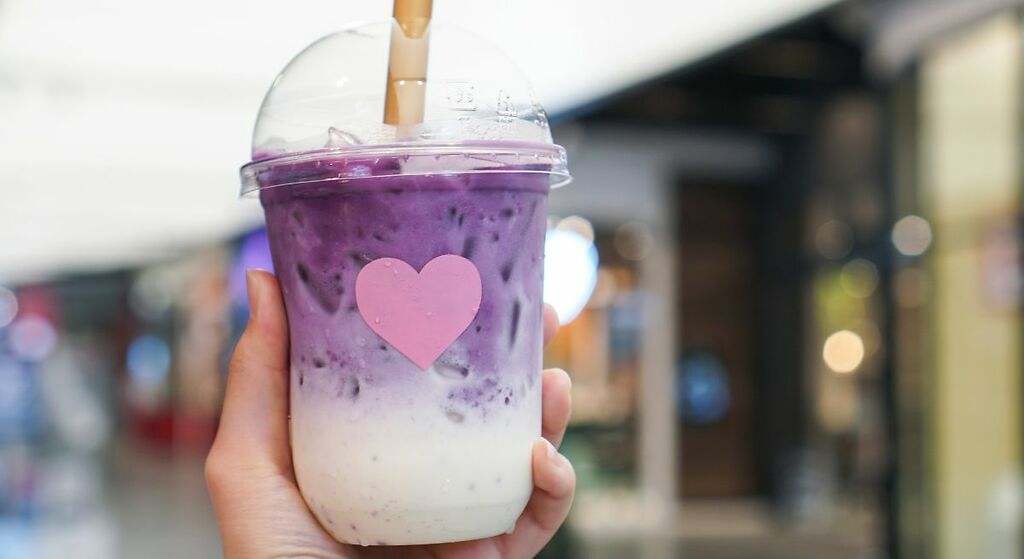 Bebida de albahaca morada