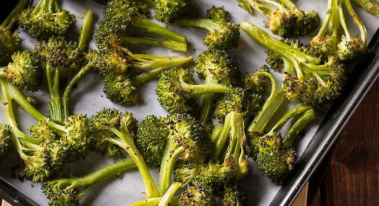 Brocoli en el horno