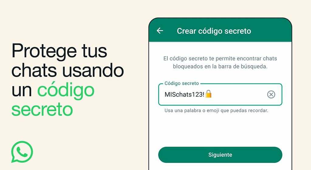Chats con contraseñas