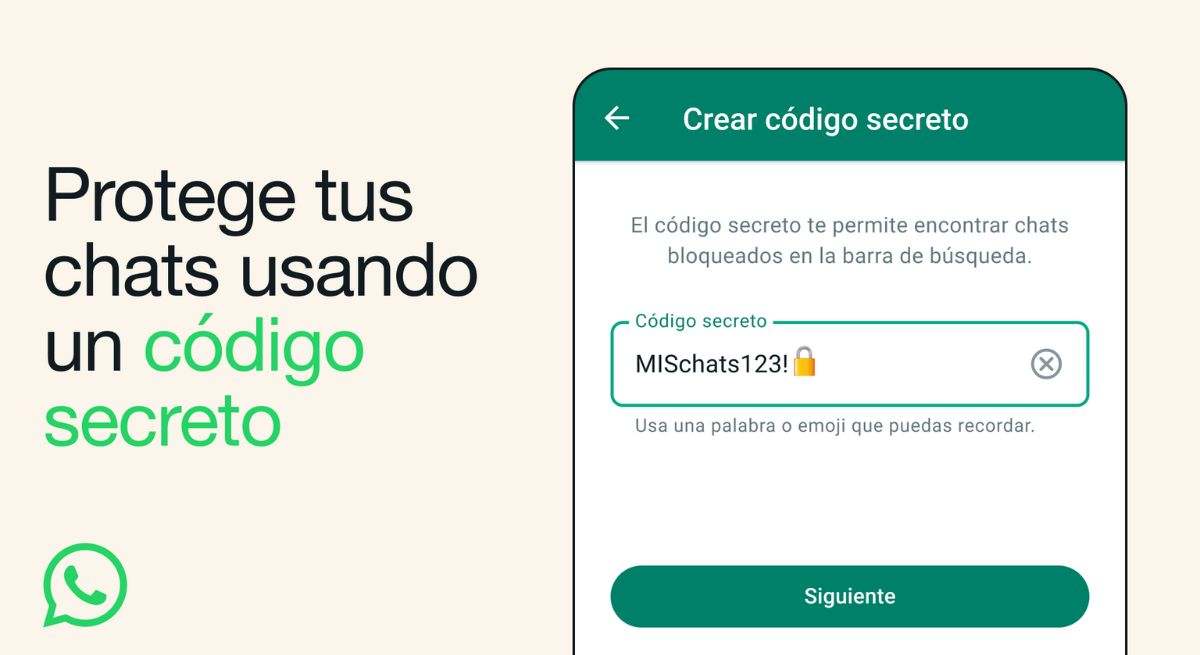 Chats con contraseñas