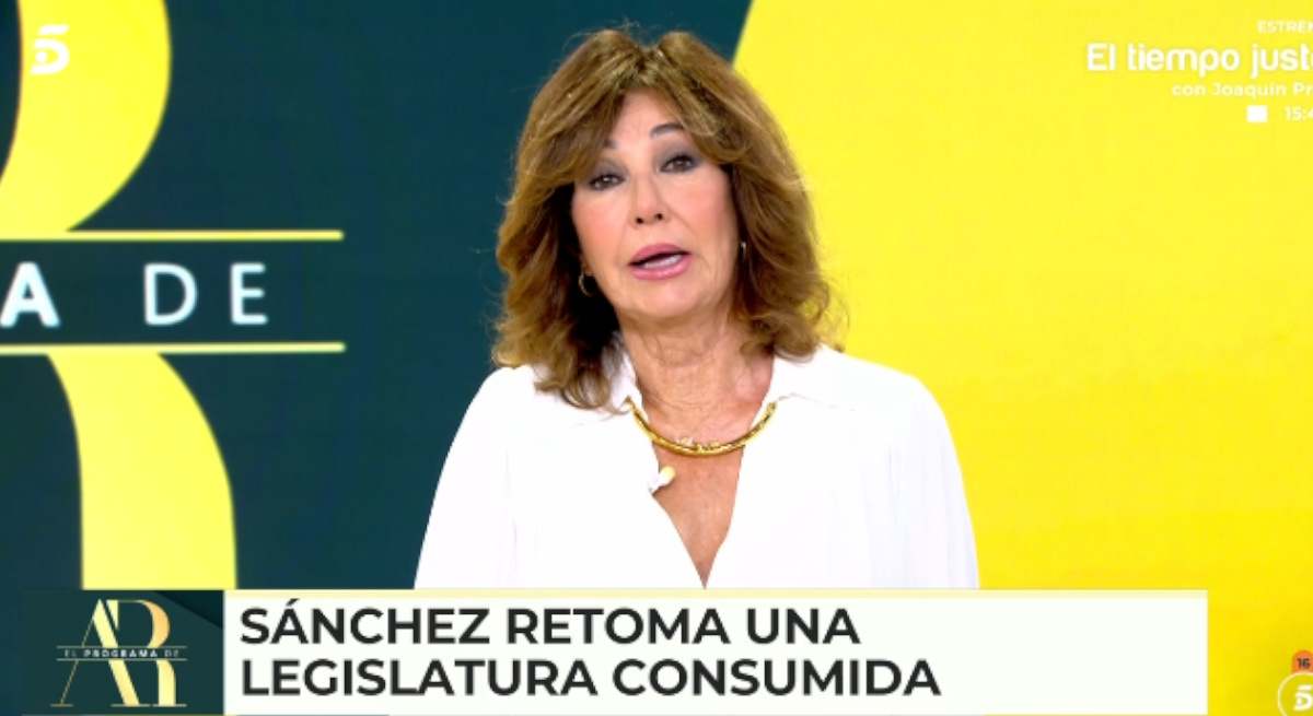 Ana Rosa vuelve con fuerza contra Pedro Sánchez: "Un presidente muy Franco y muy Maduro. Menos pataletas y más papeletas"