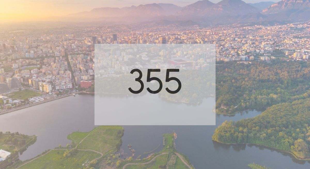 Prefijo 355 - Albania