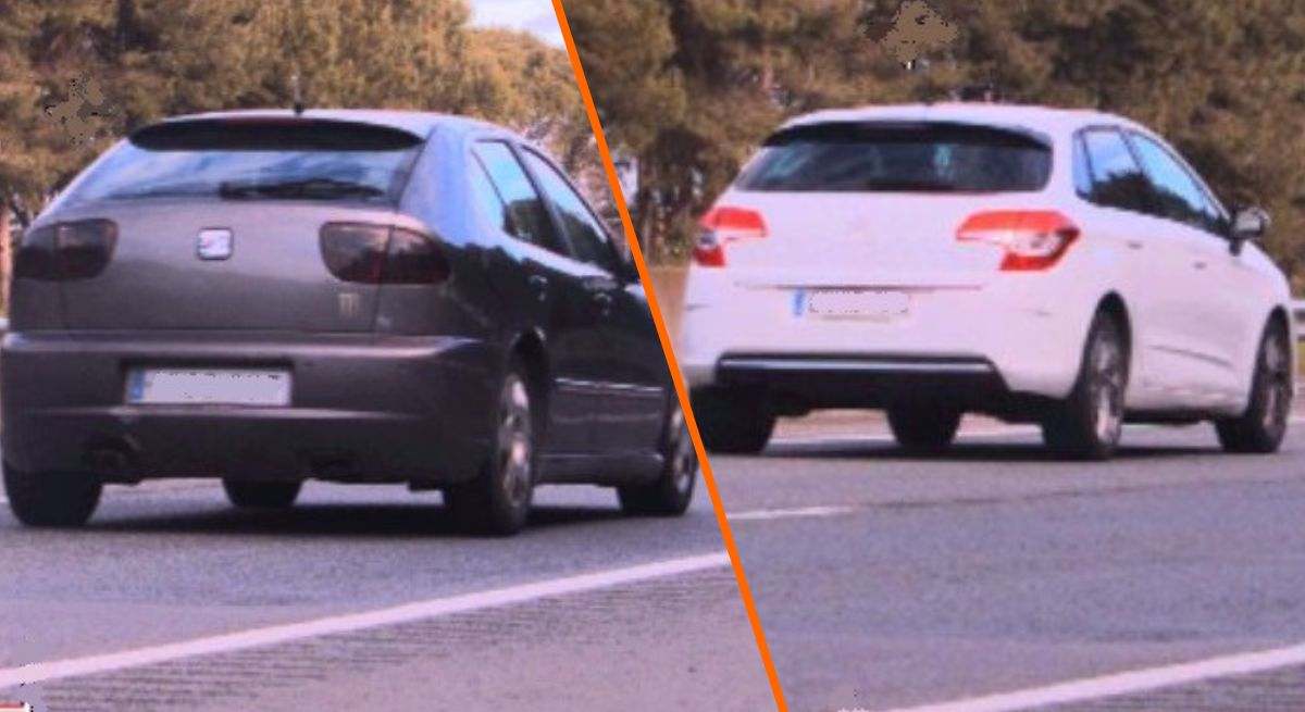 Multa insólita: un Seat León y un Citroën C4 hacen saltar el mismo radar a la vez a 200 km/h