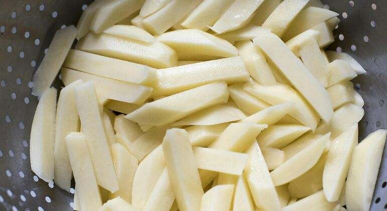 Cortar patatas
