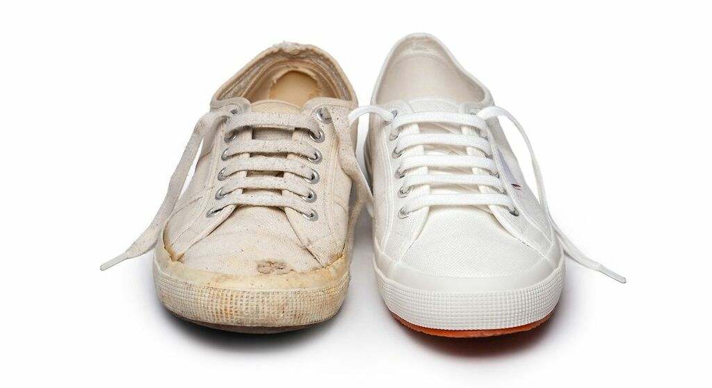 Ahora sí, limpiamos las zapatillas