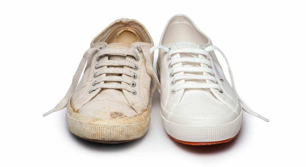 Ahora sí, limpiamos las zapatillas