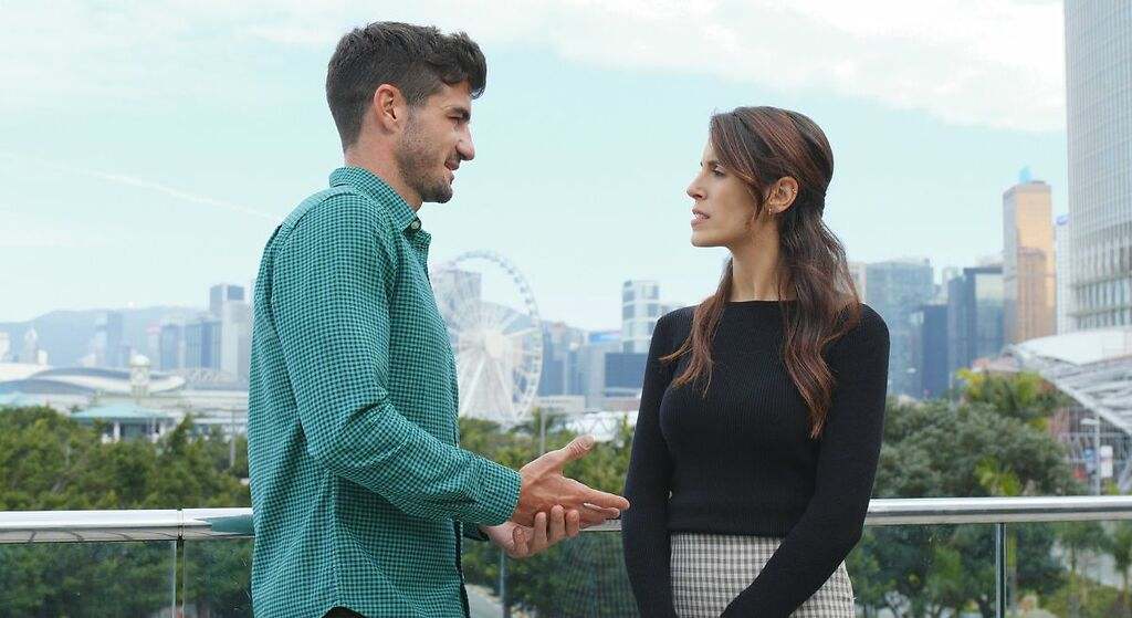 En la cara