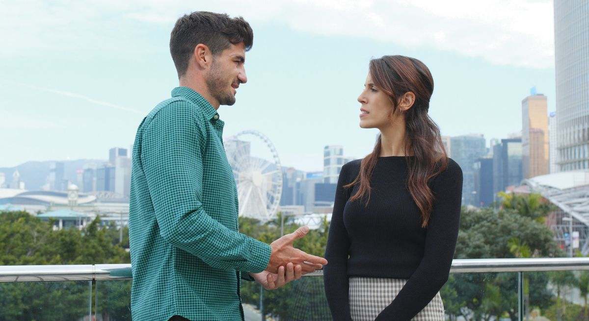 En la cara