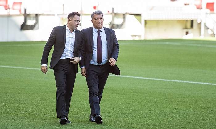 Laporta y Xavi