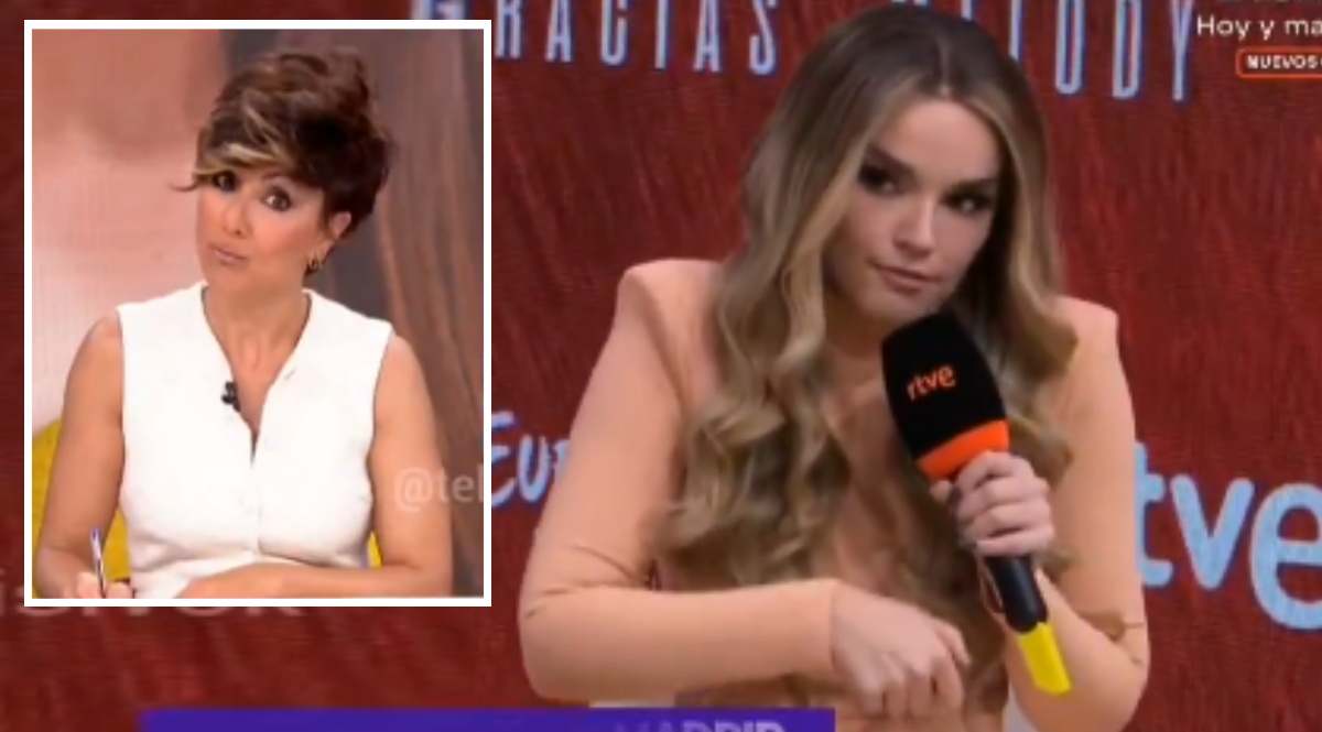 Así ha reaccionado Sonsoles Ónega a la pulla de Melody en directo: "Sin  comerlo ni beberlo..."
