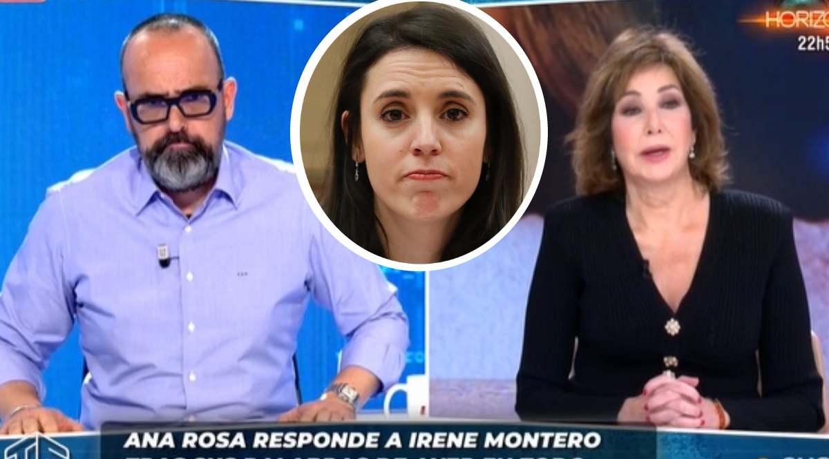 La tajante respuesta de Ana Rosa a los últimos ataques de Irene Montero:  "¿Y a usted qué coño le importa?"