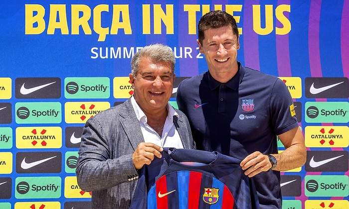 Laporta y Lewandowski