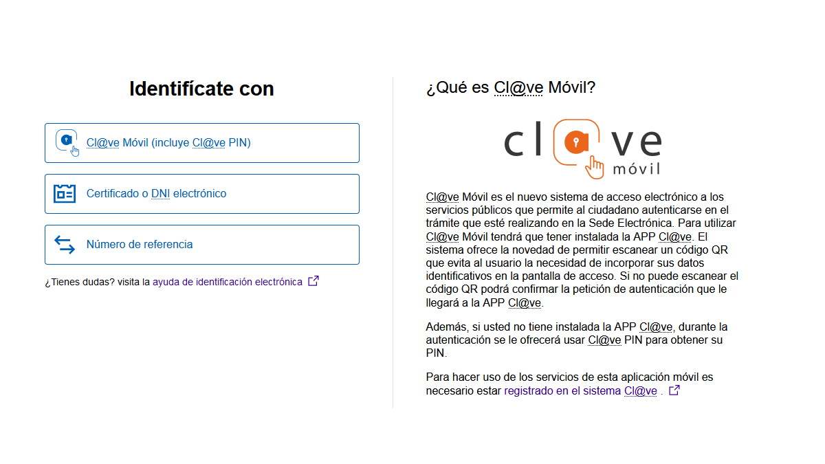 Elige el método de acceso al borrador