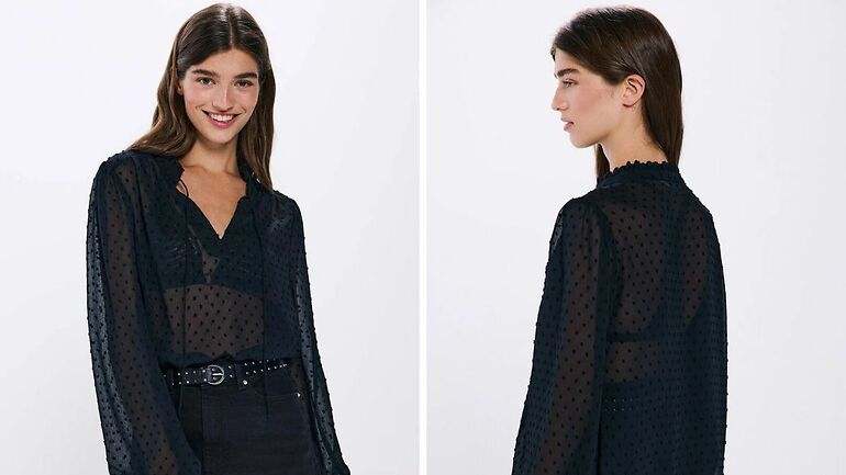 blusa transparencias