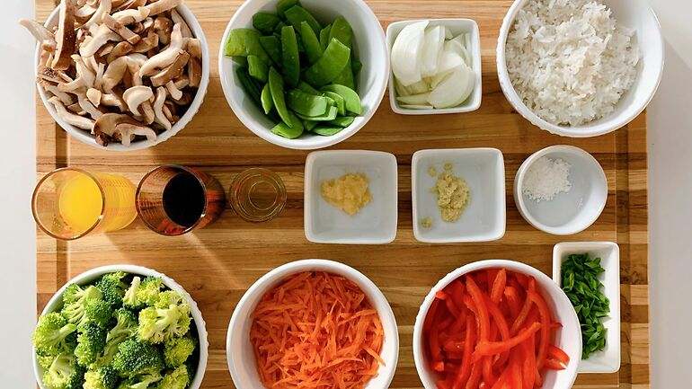 organización en la cocina