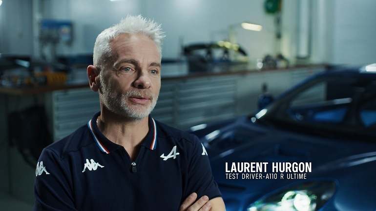 Laurent Hurgon, piloto de Alpine y encargado de la puesta a punto del R Ultime