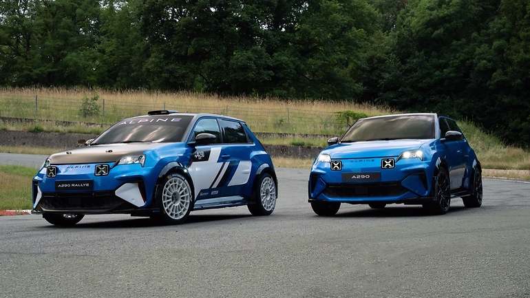 Para deportivo, el Alpine A290 con silueta de R5, e incluso la variante Rallye, que se propondrá preparada para competir, desde 60.000 euros a final de año