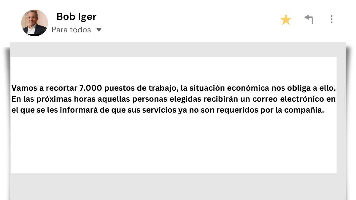 Bob Iger, CEO de Disney
