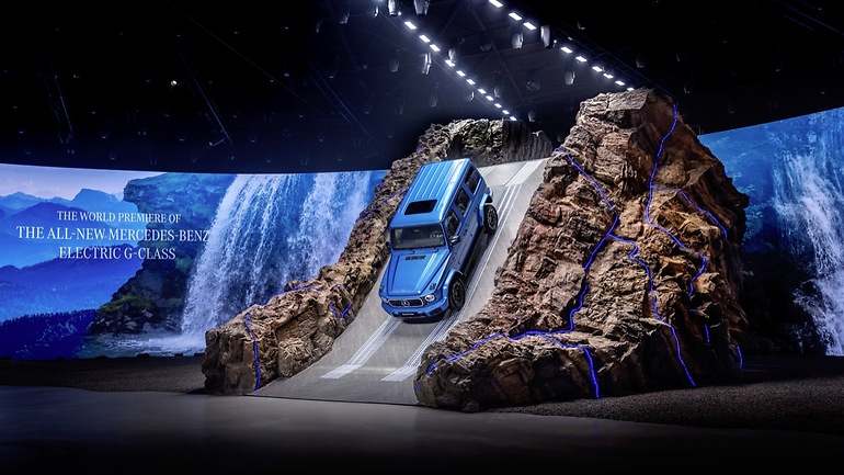 Los números del Mercedes G eléctrico anticipan que será capaz de subir y de bajar por lugares inverosímiles