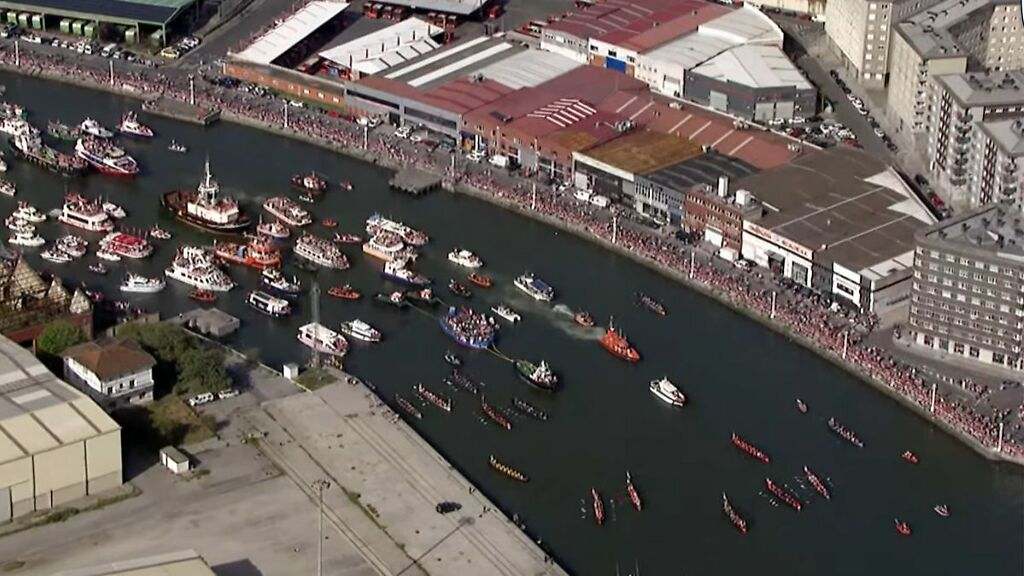 Celebración de la Gabarra en Bilbao