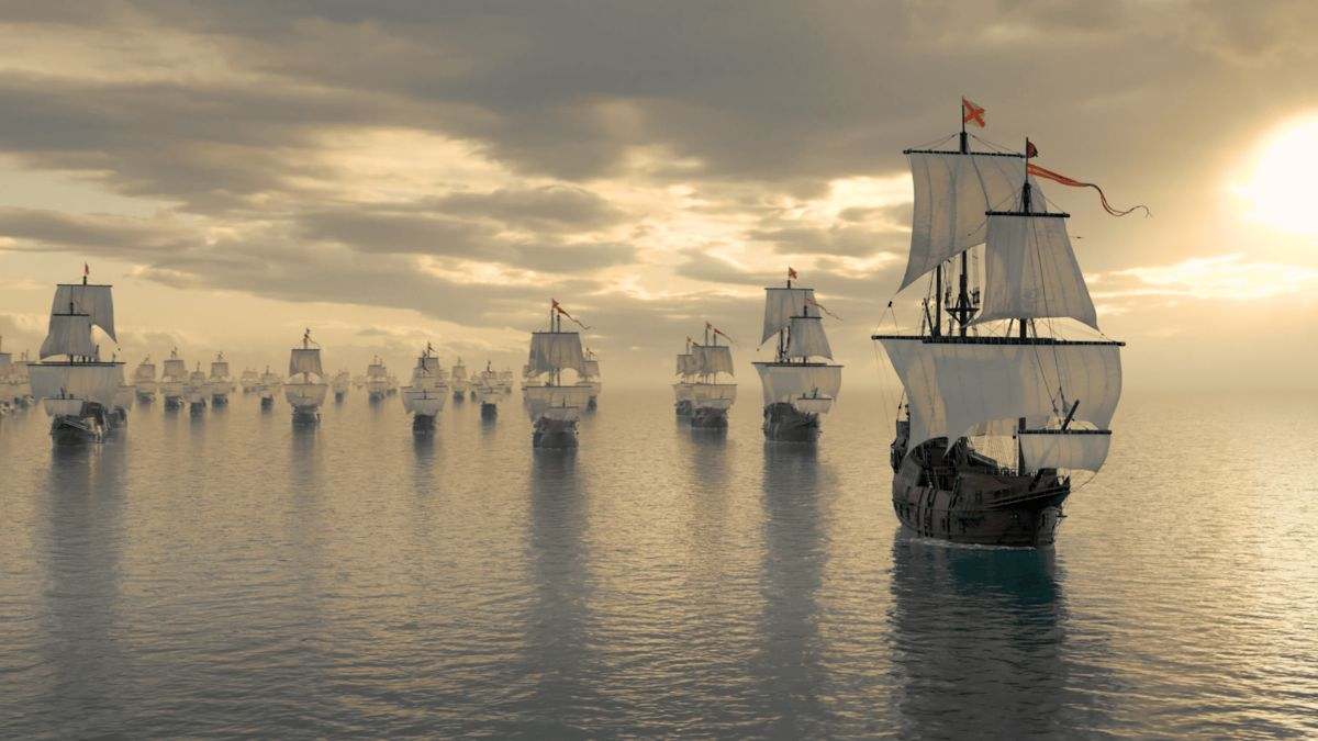 Así son los planos de los históricos galeones de la armada española: 70 barcos de la flota de Indias cargados de tesoros con monedas de oro