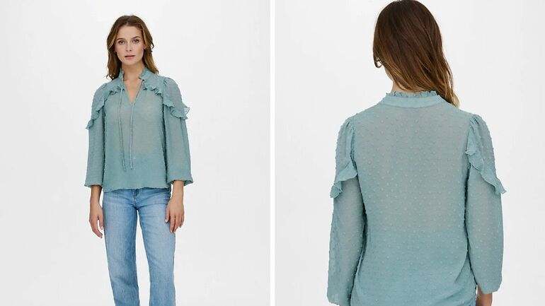 blusa azul