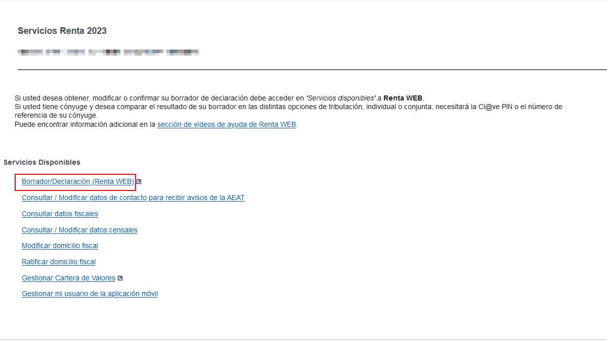Entra en el borrador y rellena los datos identificativos