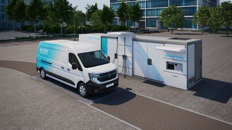 La Renault Master de hidrógeno pretende 700 km de autonomía y recarga de los depósitos en menos de 10 minutos