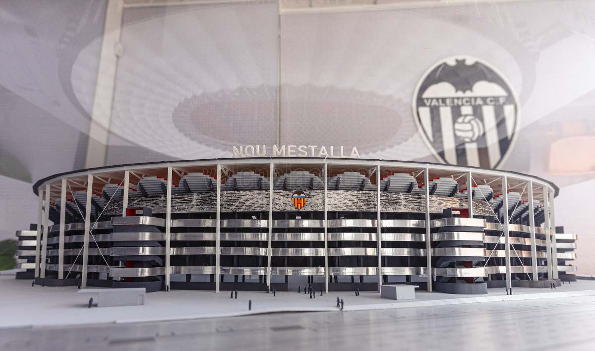 Maqueta del Nou Mestalla