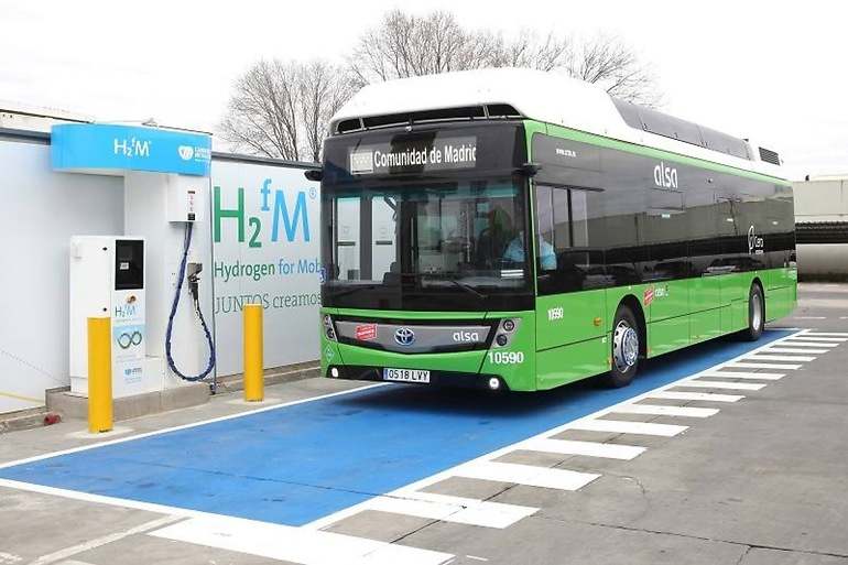 En 2022, uno de los socios ya puso en operación el primer autobús urbano de hidrógeno de forma estable y permanente